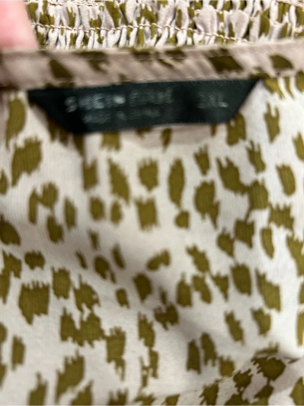 SHEIN Brown Leopard Print Off-Shoulder Crop Top & Skirt Set